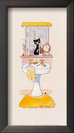 Basil In The Bathroom I by Harry Caunce Pricing Limited Edition Print image