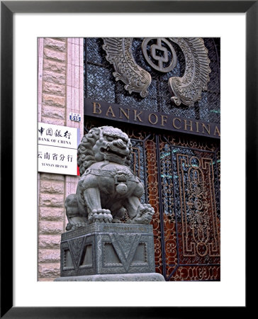 Bank Of China, Yunnan Branch, Kunming, China by Charles Crust Pricing Limited Edition Print image