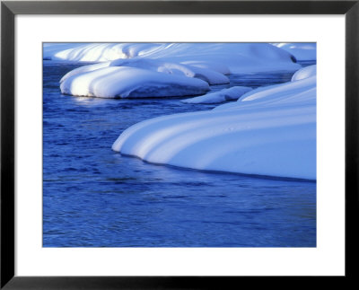 Lamprey River In Winter, Wild And Scenic River, New Hampshire, Usa by Jerry & Marcy Monkman Pricing Limited Edition Print image