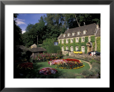Swan Hotel, Bibury, Cotswolds, Gloucestershire, England by Nik Wheeler Pricing Limited Edition Print image
