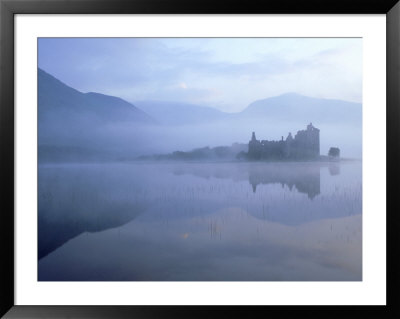 Kilchum Castle & Loch Awe At Dawn, Argyll, Scotland by Mark Hamblin Pricing Limited Edition Print image