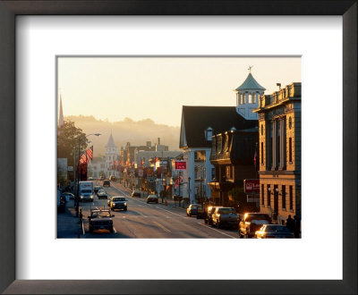 Sunrise On Main Street, Littleon, New Hampshire by John Elk Iii Pricing Limited Edition Print image