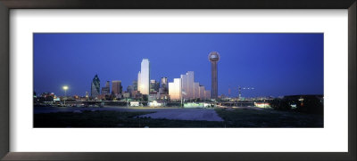 Skyline, Evening, Dallas, Tx by Walter Bibikow Pricing Limited Edition Print image