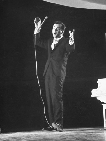 Singer Bobby Darin Performing In Nightclub by Allan Grant Pricing Limited Edition Print image