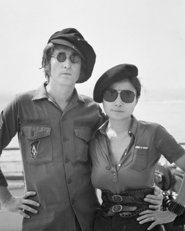 John Lennon And Yoko Ono by Iain Macmillan Pricing Limited Edition Print image