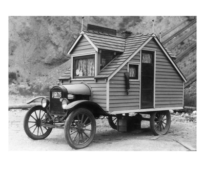 Mobile Home, 1926 by Scherl Pricing Limited Edition Print image