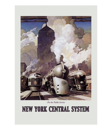 New York Central System by Leslie Ragan Pricing Limited Edition Print image