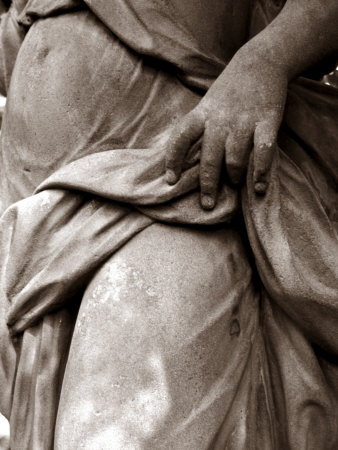 Old Female Statue, Museum Garden, Amsterdam by Images Monsoon Pricing Limited Edition Print image