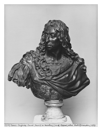 Bust Of Louis Ii Prince Of Bourbon, Known As Le Grand Conde by Antoine Coysevox Pricing Limited Edition Print image