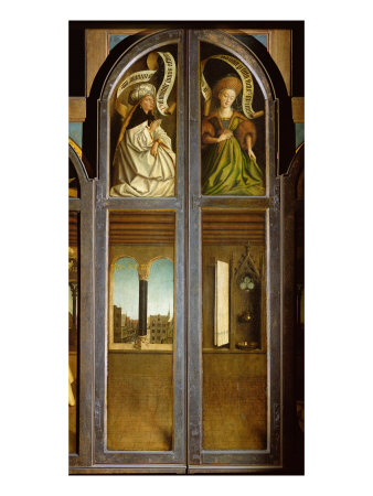 The Ghent Altarpiece: Exterior Of The Left And Right Shutters, 1432 by Hubert Eyck Pricing Limited Edition Print image