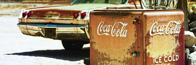 Panoramique Coca Cola Au Bord De La Route 66 Aux Usa by Philippe Hugonnard Pricing Limited Edition Print image
