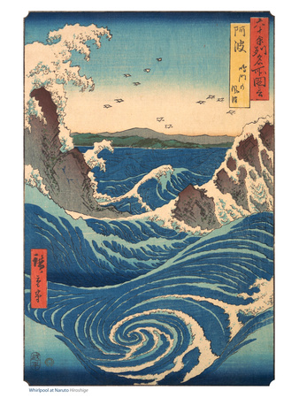 Whirlpool At Naruto, Awa Province by Ando Hiroshige Pricing Limited Edition Print image