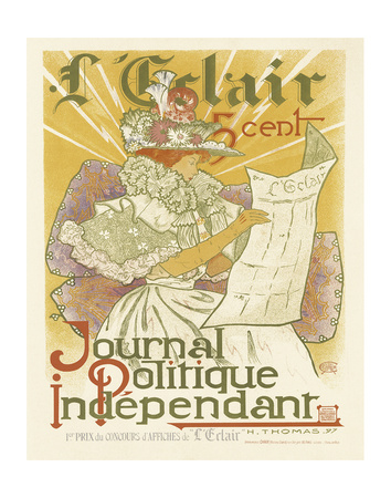 L'eclair, Journal Politique Independent by H. Thomas Pricing Limited Edition Print image