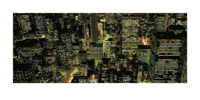 Manhattan Night by Richard Berenholtz Pricing Limited Edition Print image