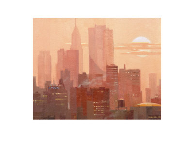 Manhattan Rosa by Xavier Carbonell Pricing Limited Edition Print image