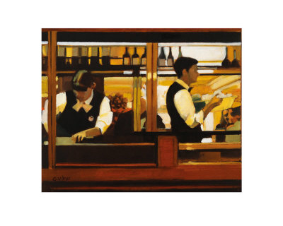 Valetta Café, A Study by Alexandra Gardner Pricing Limited Edition Print image