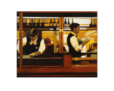 Valetta Cafe, A Study by Alexandra Gardner Pricing Limited Edition Print image