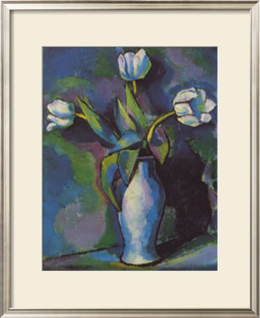 Three White Tulips by Charles Sheeler Pricing Limited Edition Print image