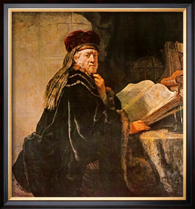 Rabbi by Rembrandt Van Rijn Pricing Limited Edition Print image
