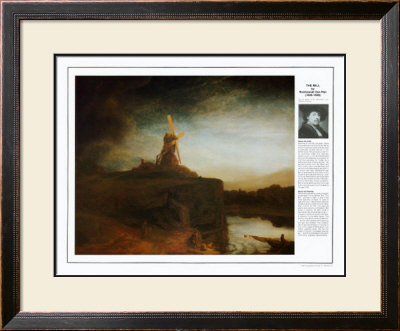 Masterworks Of Art - The Mill by Rembrandt Van Rijn Pricing Limited Edition Print image