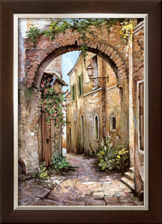 Cobbled Streets Petite by Roger Duvall Pricing Limited Edition Print image