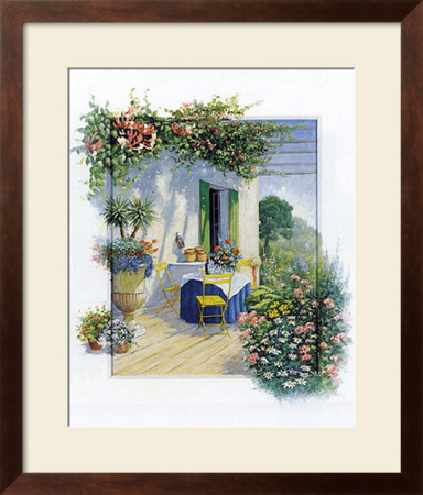 Veranda In Bloom I by Peter Motz Pricing Limited Edition Print image