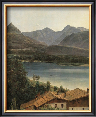 Wolfgangsee, Lake Wolfgang In The Salzkammergut by Ferdinand Georg Waldmueller Pricing Limited Edition Print image