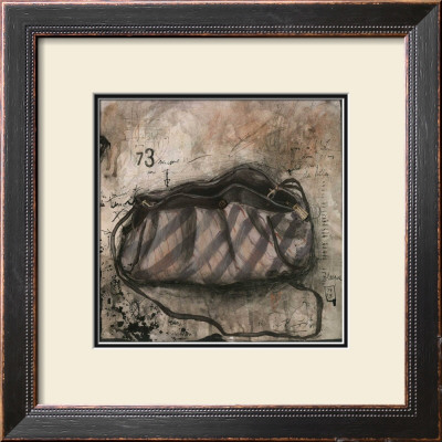Sac A Main Violet A Carreaux by Alexandra Breda Pricing Limited Edition Print image