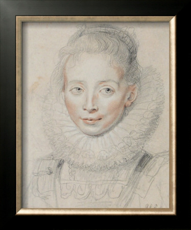 Court Lady Of The Infant by Peter Paul Rubens Pricing Limited Edition Print image