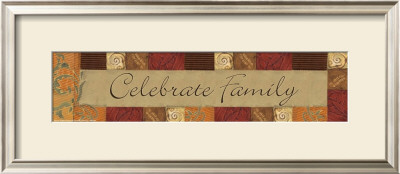 Words To Live By: Celebrate Family by Smith-Haynes Pricing Limited Edition Print image