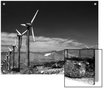 Windmills, California by D.J. Pricing Limited Edition Print image