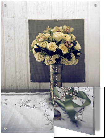 Bouquet Of White Roses by S.B. Pricing Limited Edition Print image