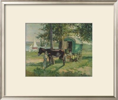 Gipsy Waggon by Camille Pissarro Pricing Limited Edition Print image