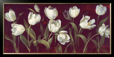 Ivory Tulip by Fabrice De Villeneuve Pricing Limited Edition Print image