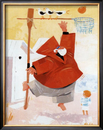 Papy Pechou Au Basket by Hubert Rublon Pricing Limited Edition Print image