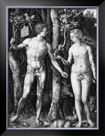 Adam And Eve, C.1506 by Albrecht Durer Pricing Limited Edition Print image