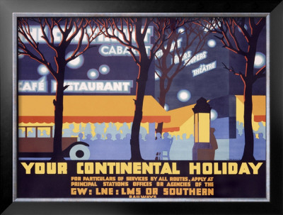 Your Continental Holiday by Robert Brown Pricing Limited Edition Print image