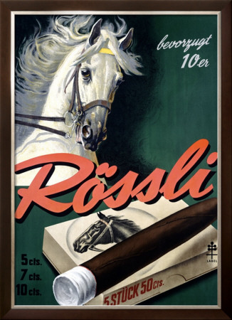 Rossli Cigars by Iwan E. Hugentobler Pricing Limited Edition Print image