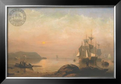 Sunrise Through Hazy Mist by Fitz Hugh Lane Pricing Limited Edition Print image