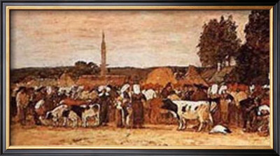 Fair In Brittany by Eugène Boudin Pricing Limited Edition Print image