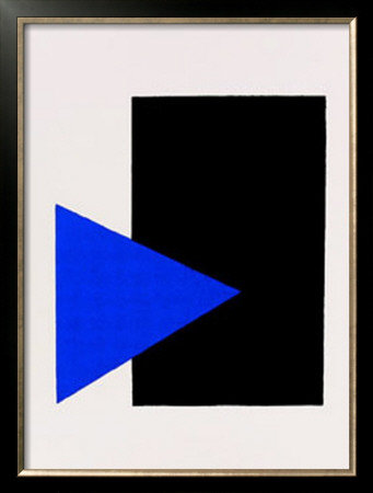 Black Rectangle, Blue Triangle, C.1915 by Kasimir Malevich Pricing Limited Edition Print image