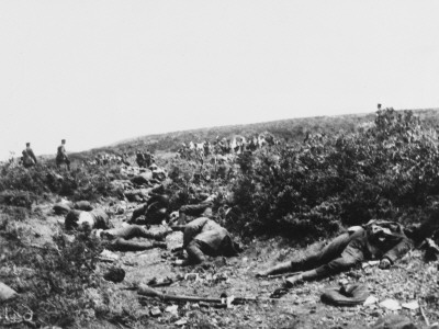 Turkish Dead At The Nek After The Armistice During World War I At Gallipoli by Robert Hunt Pricing Limited Edition Print image