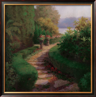 Garden Walkway by Haibin Pricing Limited Edition Print image