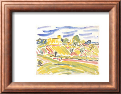 Hill In The Countryside, C.1909 by Erich Heckel Pricing Limited Edition Print image