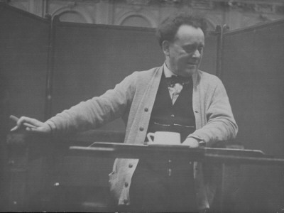 Musical Conductor Dr. Willem Mengelberg With Cigar At Rehearsal With Concertgebouw Philharmonic by Alfred Eisenstaedt Pricing Limited Edition Print image