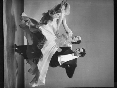 Frank Veloz And Yolanda Casazza, Top U.S. Ballroom Dance Team Performing Dance Steps by Gjon Mili Pricing Limited Edition Print image