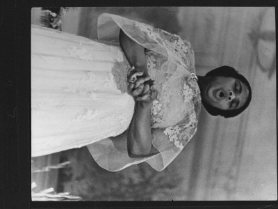 Opera Singer Marian Anderson Performing In Chiffon Gown by Alfred Eisenstaedt Pricing Limited Edition Print image