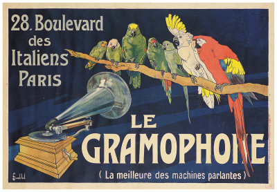 Le Gramophone by Charles Bombled Pricing Limited Edition Print image