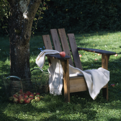 Garden Chair By An Apple-Tree by Helene Toresdotter Pricing Limited Edition Print image