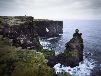 Rock Formations At A Coast, Snaefellsnes, Iceland by Atli Mar Pricing Limited Edition Print image